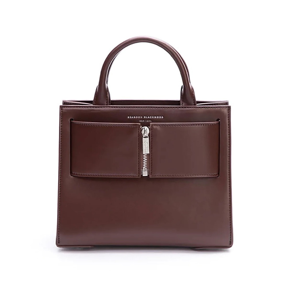 Brandon Blackwood Brown Satchel Bag